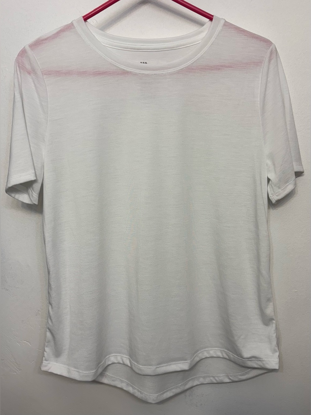 All In Motion Classic White Relaxed Fit Short Sleeve Tee Womens Size Small NWOT